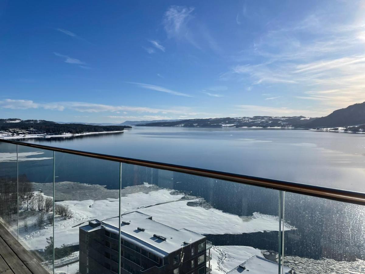 Mjos Tower Suite - Lovely Lake View Brumunddal Zewnętrze zdjęcie
